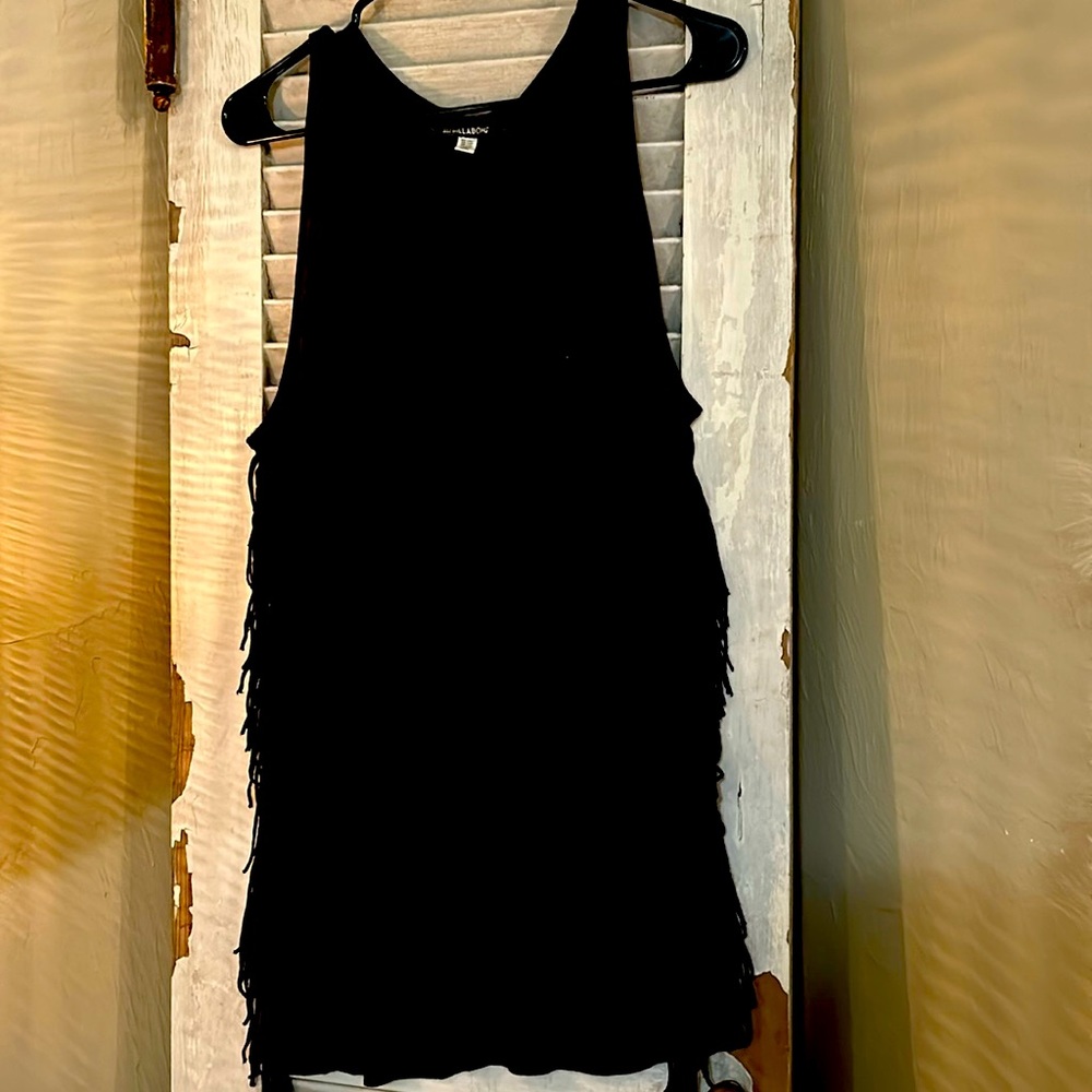 Billabong Swim Suit Coverup with fringe